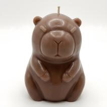 Świeca Kapibara - Brązowa / Wanilia
